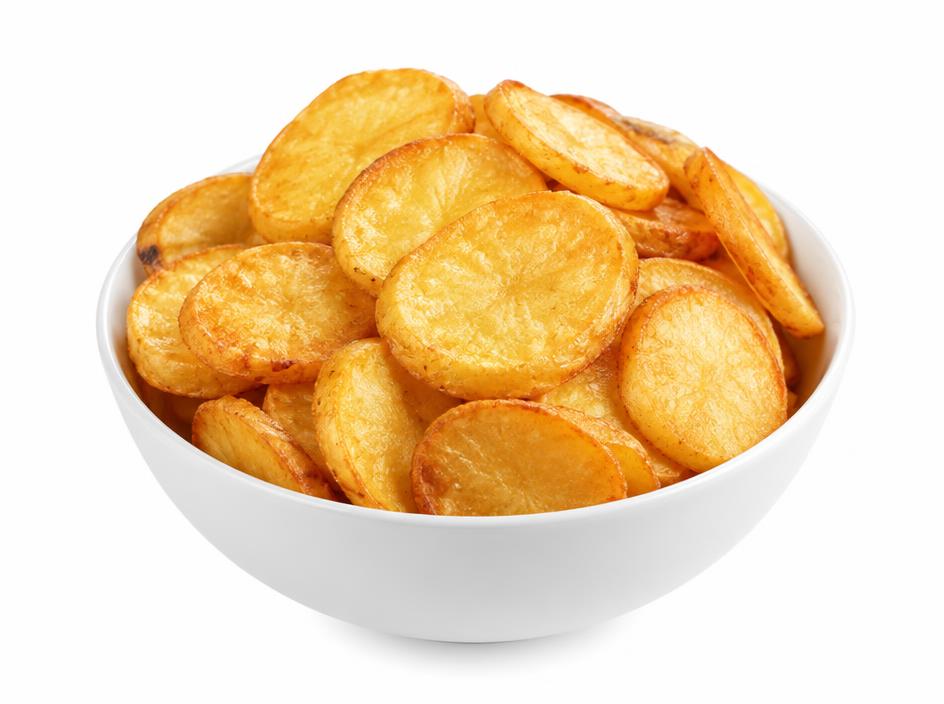 Pommes de terre frites en rondelles