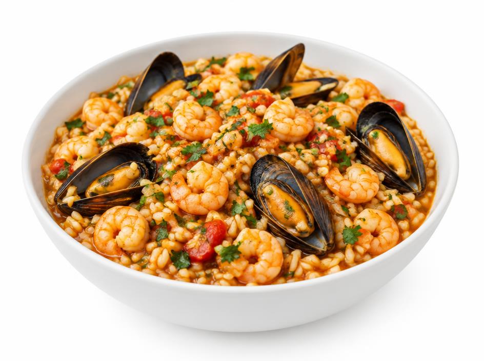 Riz aux fruits de mer